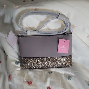 Kate Spade New York Ina Greta Court Glitter Crossbody Bag